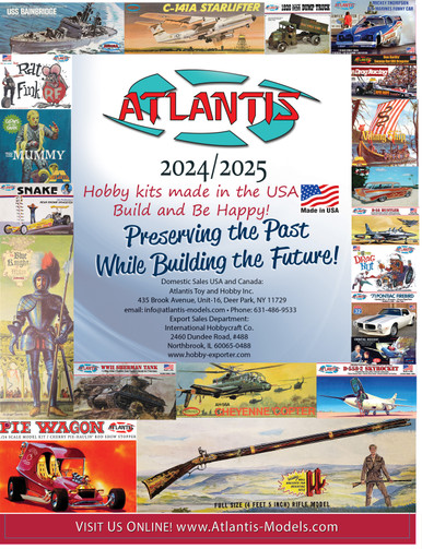 Atlantis Toy and Hobby 2024-25 Catalog Soft Cover Pamphlet