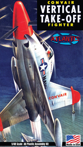 その他 CONVAIR VERTICAL TAKE-OFF FIGHTER Convair XFY-1 - Plane & Pilot