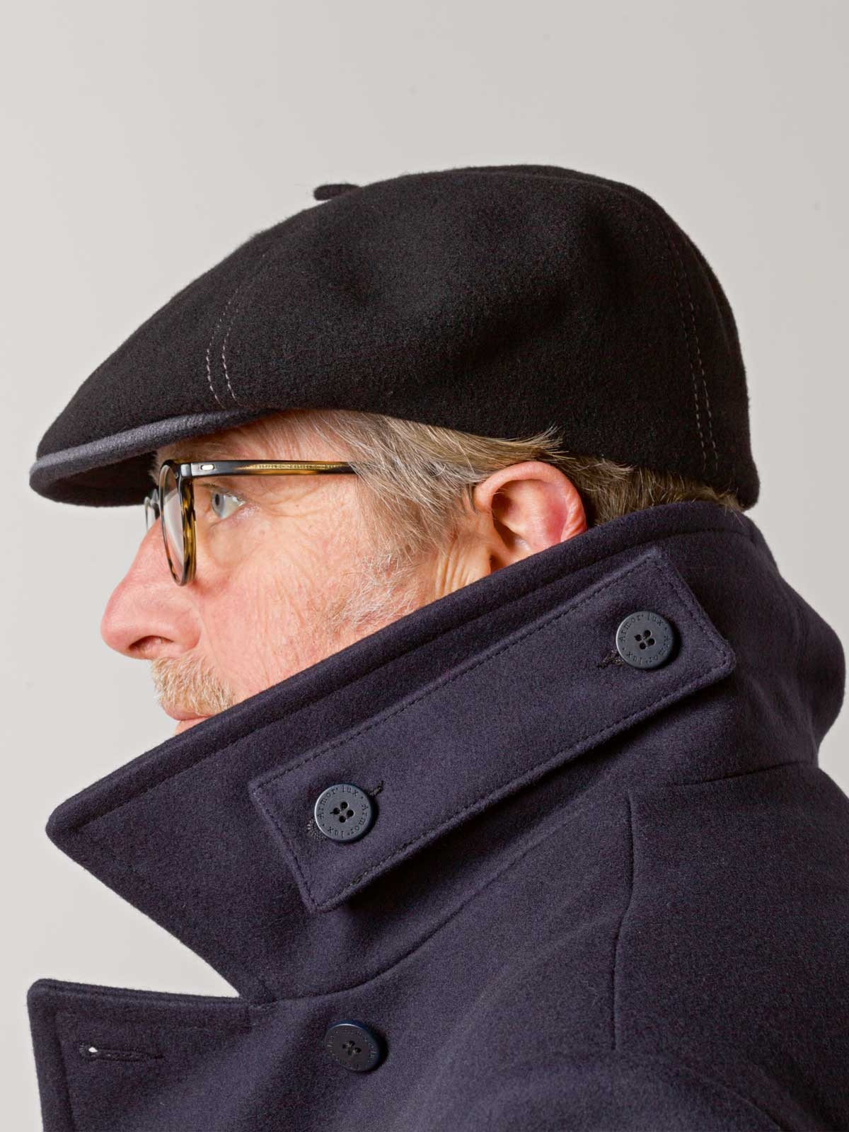 Men's Navy Blue Reefer Jacket Peter Christian