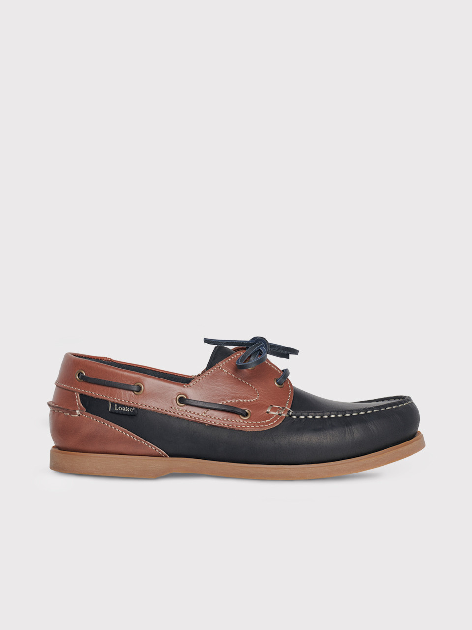 Legres Sailing Shoe in Leather Dark Brown