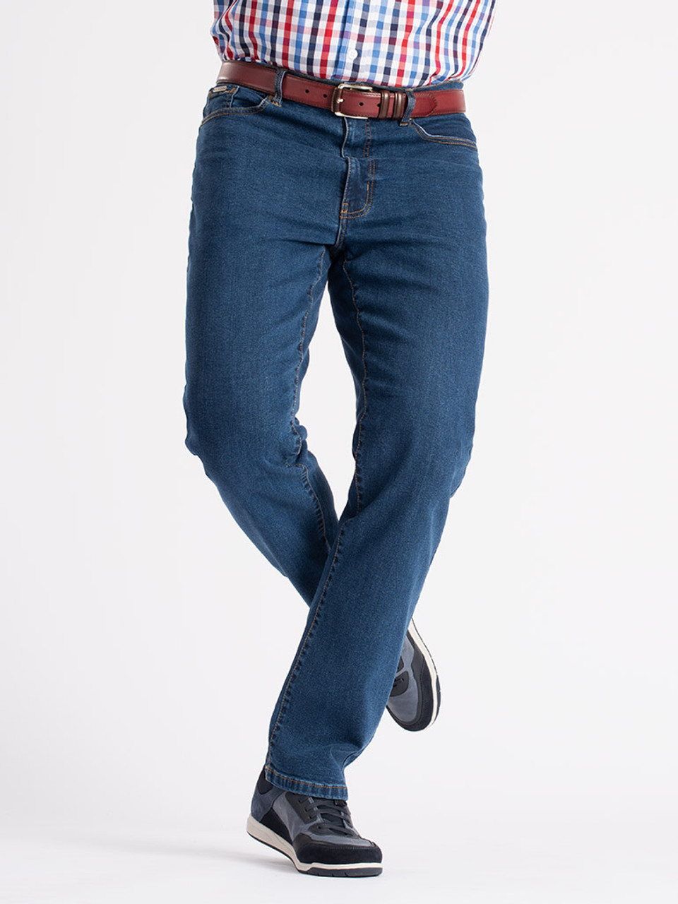 lightweight denim work trousers  agnès b