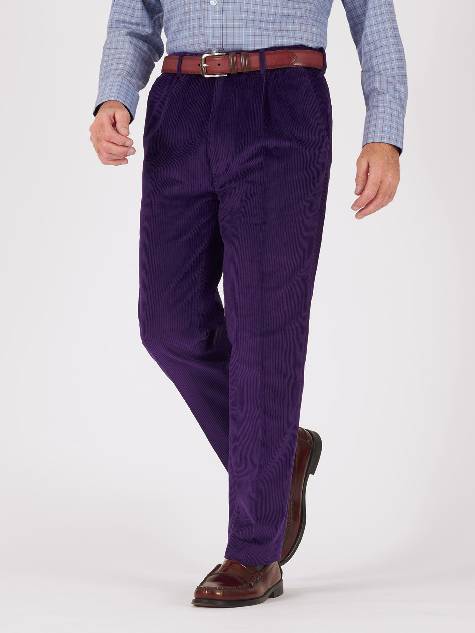 Buy Blackberrys Purple Sharp Fit Corduroy Trousers  Trousers for Men  1149213  Myntra