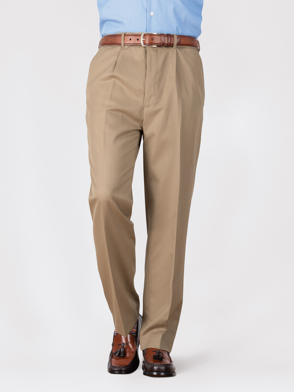 DEYANN Green Color Dupion Silk Trousers for Men  Deyann