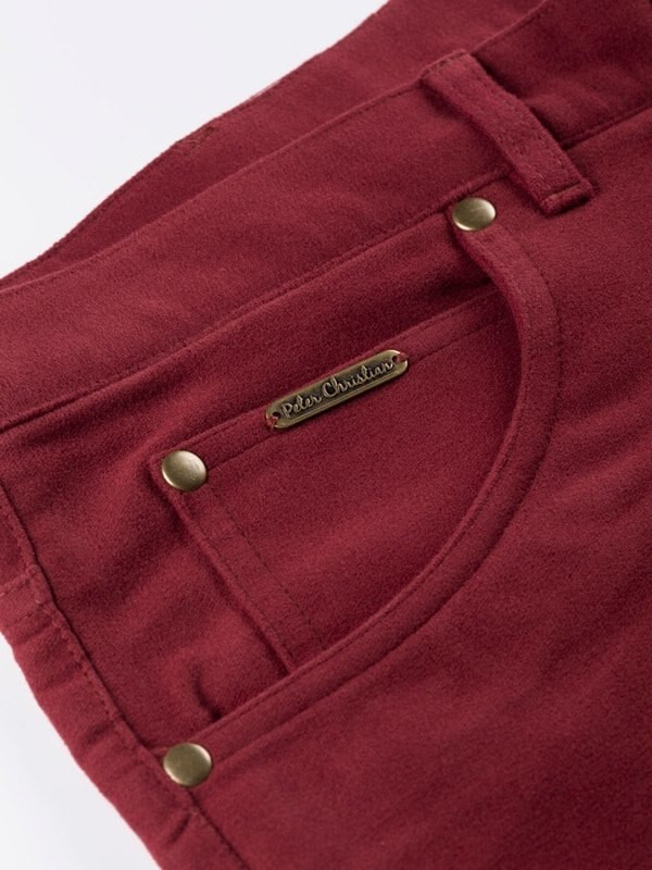 Men's Red Moleskin Jeans Peter Christian