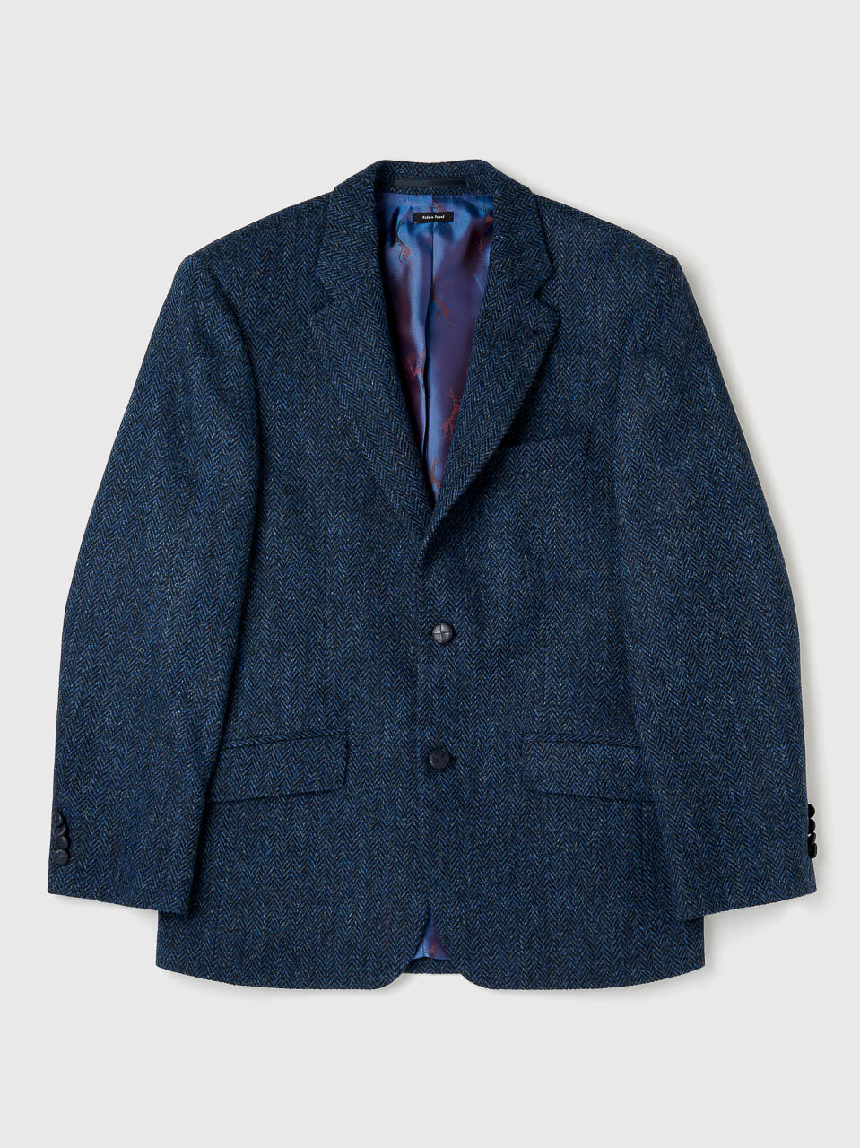 Blue Harris Tweed Jacket