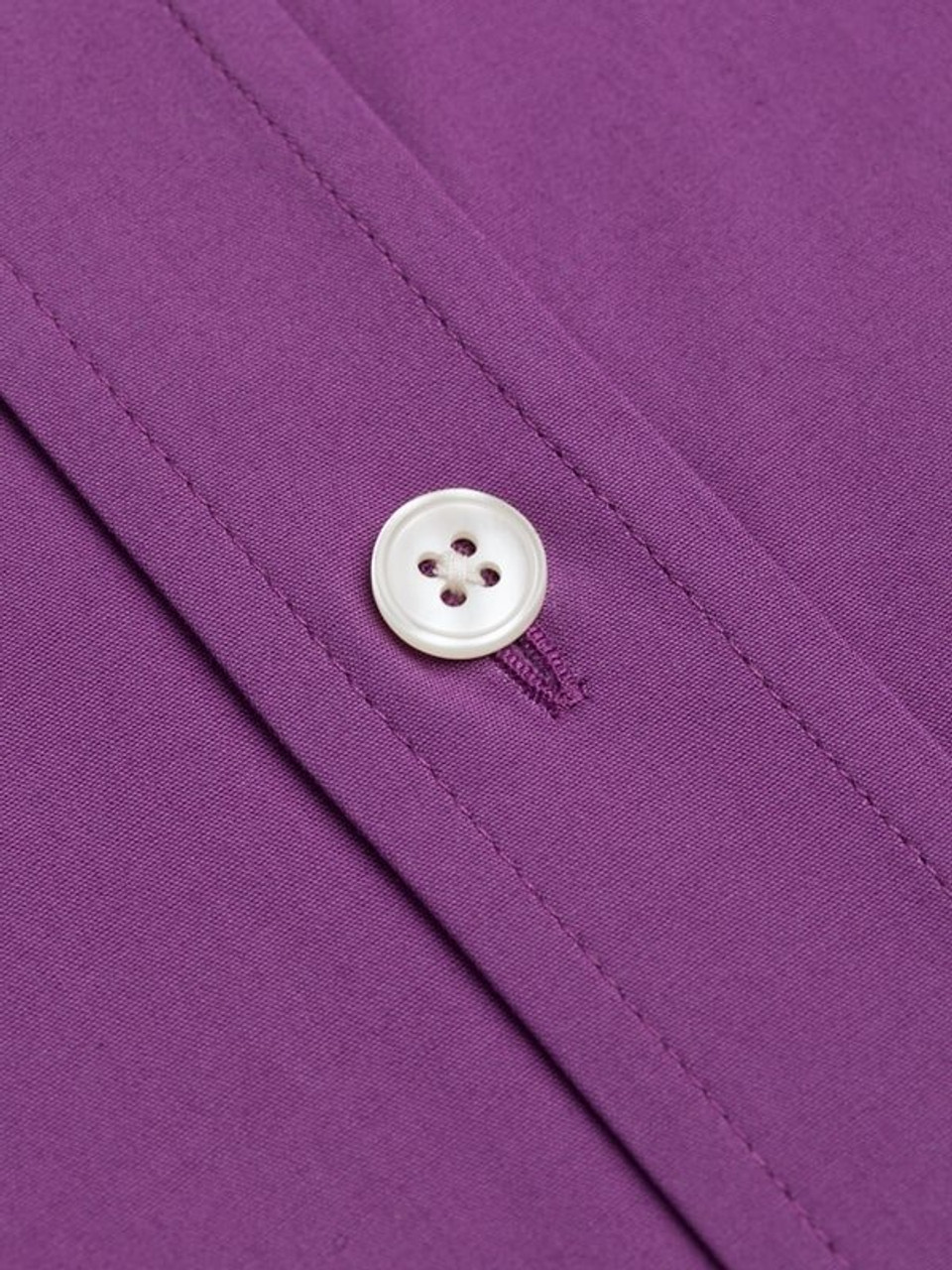 Purple Short Sleeve Poplin Shirt | Peter Christian