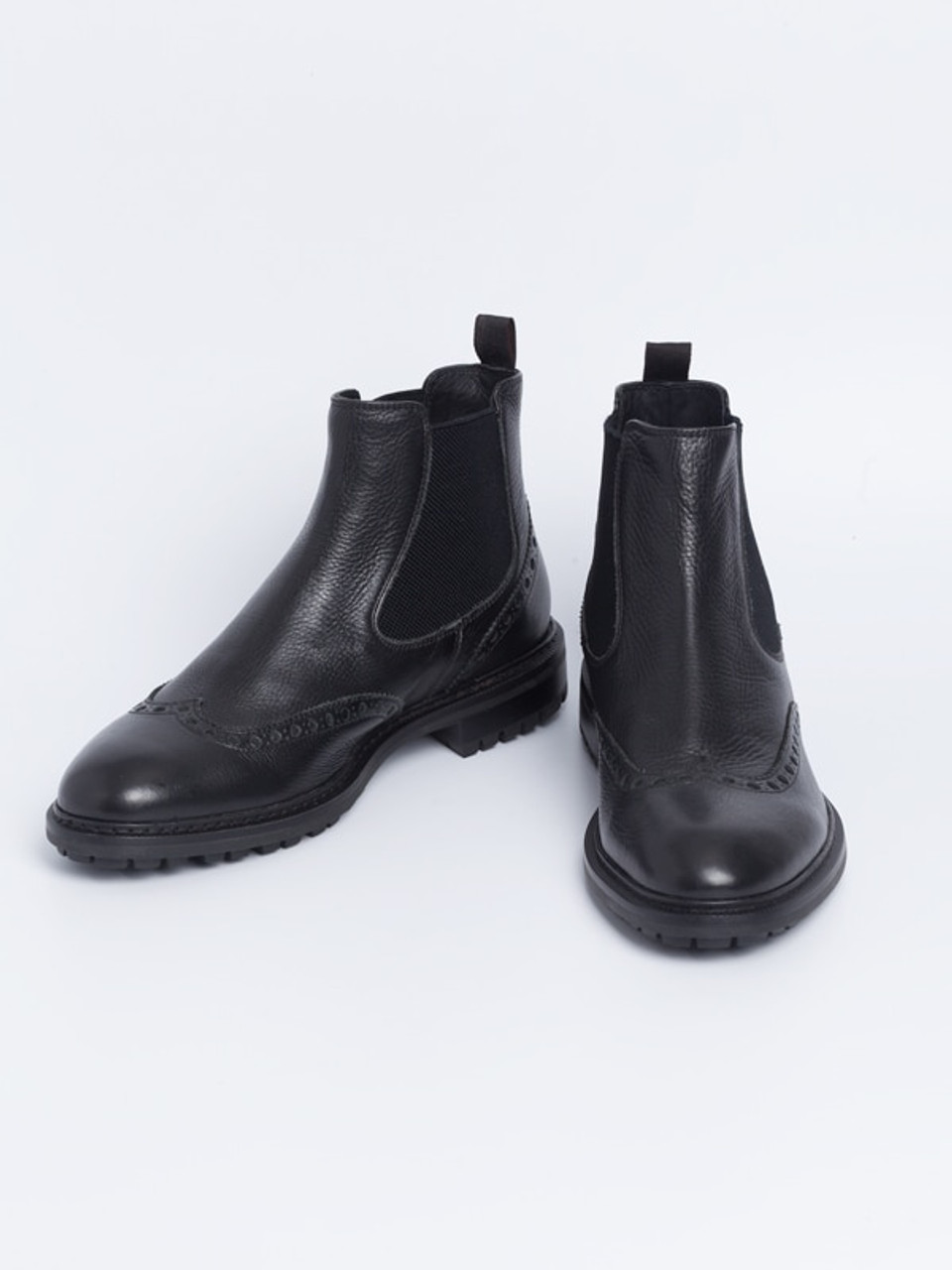 Men's Black Geox Brenson Chelsea Boots| Peter