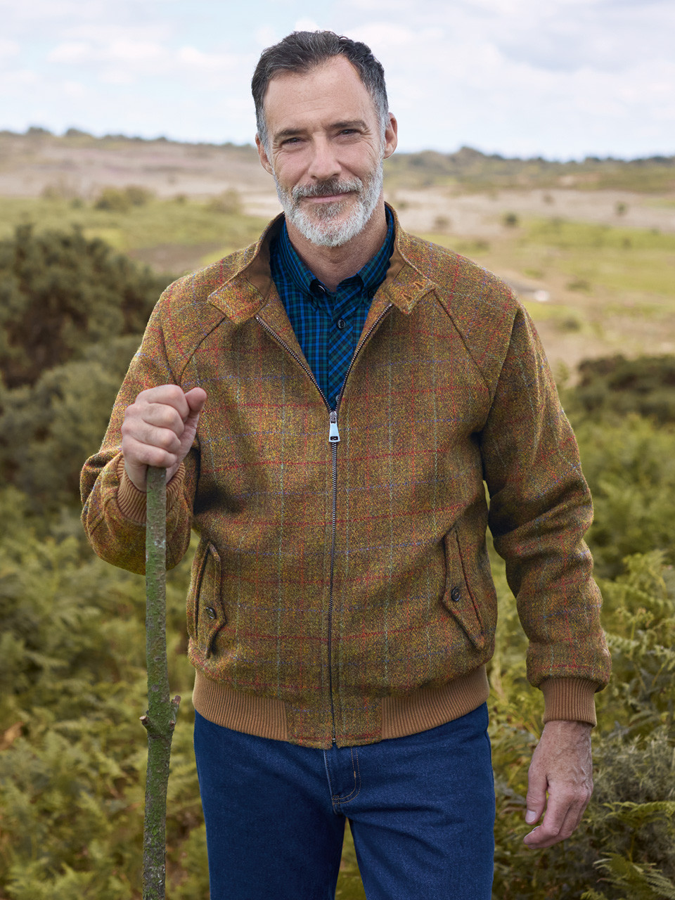 Amber Harris Tweed Harrington Jacket