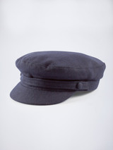 Navy Blue Melton Mariner Cap | Peter Christian