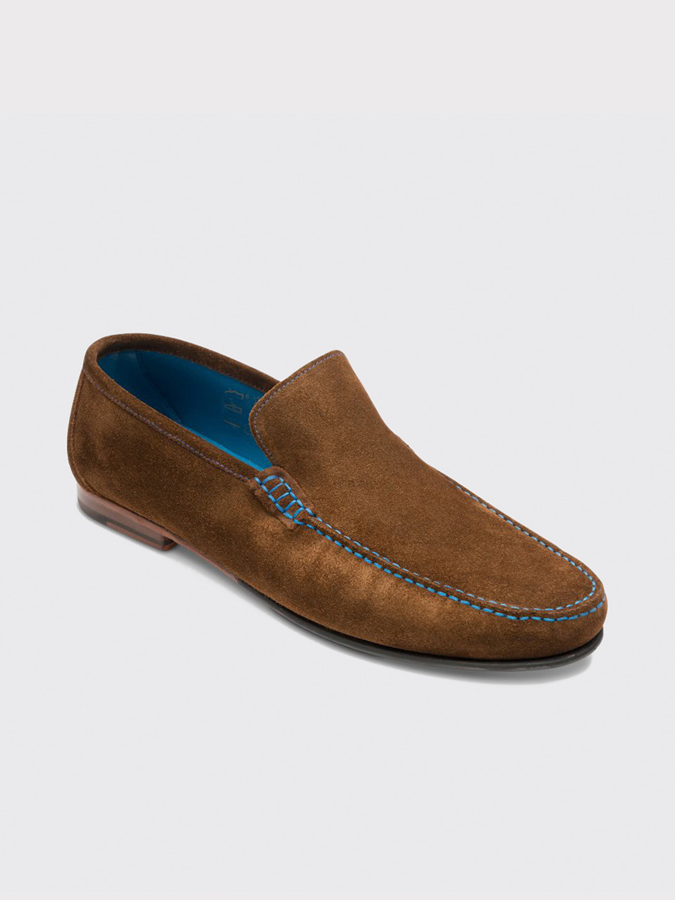 Brown Loake Nicholson Suede Loafer | Peter Christian