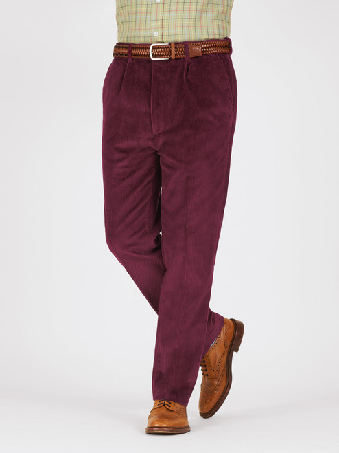 Cordings Women's High Waist Slim Corduroy Trousers | UK10 | Green – ReThread