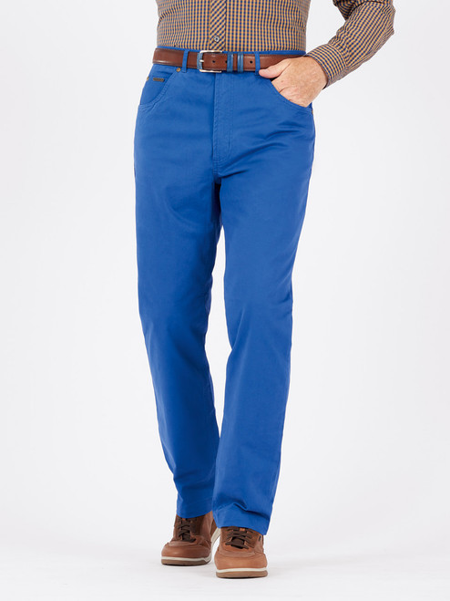 Men's Azure Blue Jeano Trousers