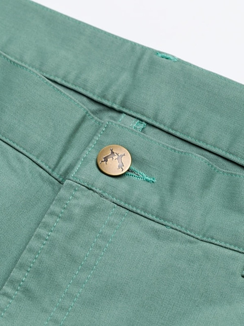 Men's Ocean Green Jeano Trousers Brushed Cotton