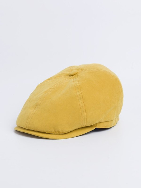 Men's Failsworth Mustard Yellow Button Top Cap