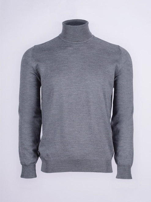 Peter Christian Men's Lead Merino Polo Neck Jumper