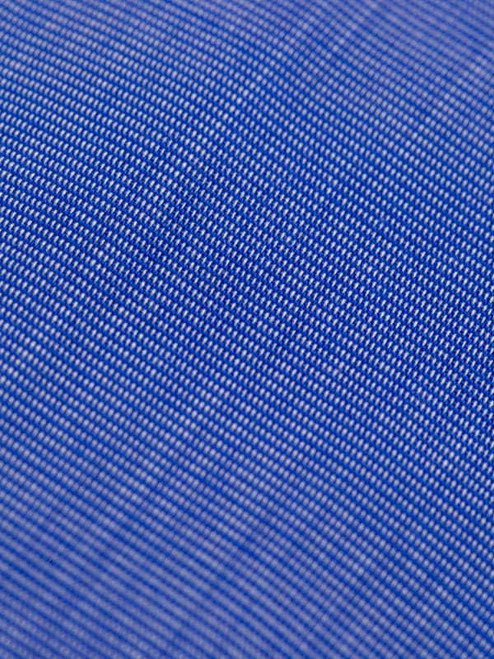 Seidensticker Blue Long Sleeve Non-Iron Cotton Shirt Close Up