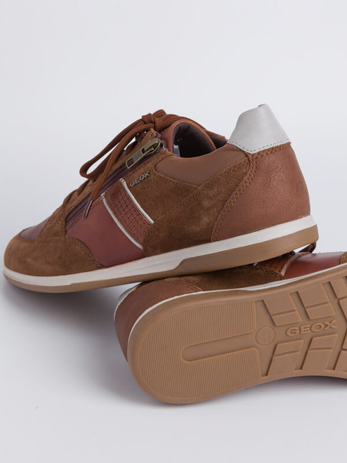geox leather trainers