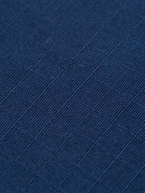 Men's Navy Blue Drawstring Waist Trousers Fabric