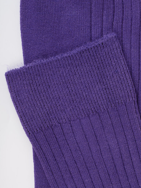 Purple Luxury Bamboo Socks Detail
