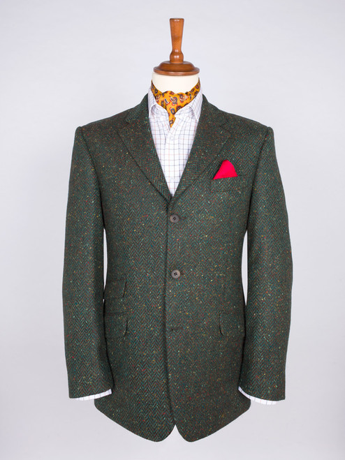 green donegal tweed jacket