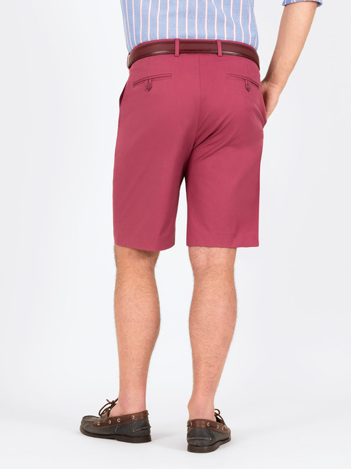 Red chino hot sale shorts mens