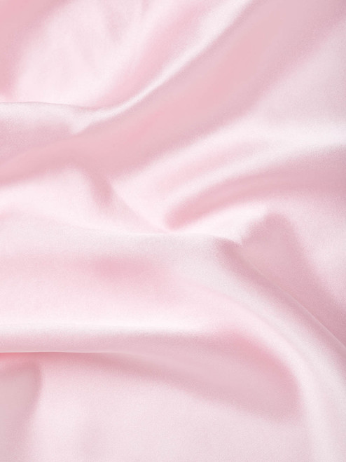 Men's Pink 100% Pure Silk Pocket Square Handkerchief  Close Up