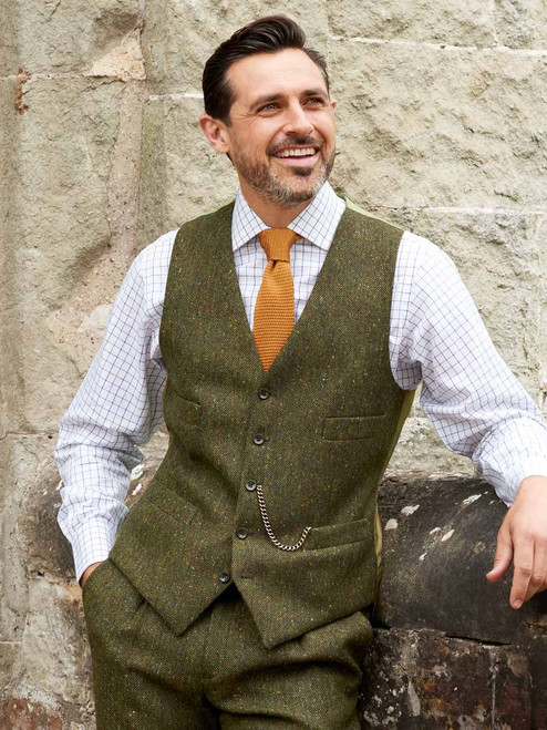 Harris Tweed waistcoat, Richard James – Permanent Style