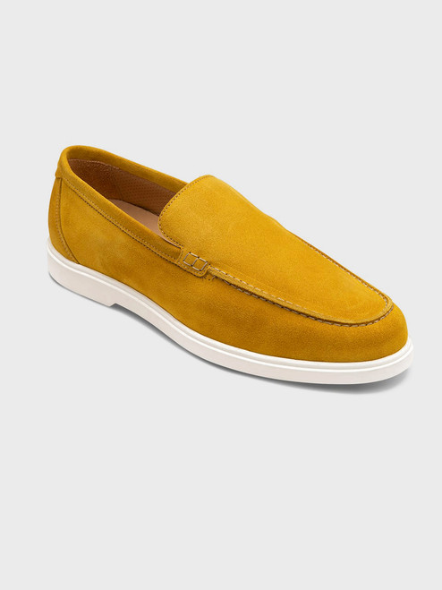 Men's Yellow Suede Tuscany Loake Shoe