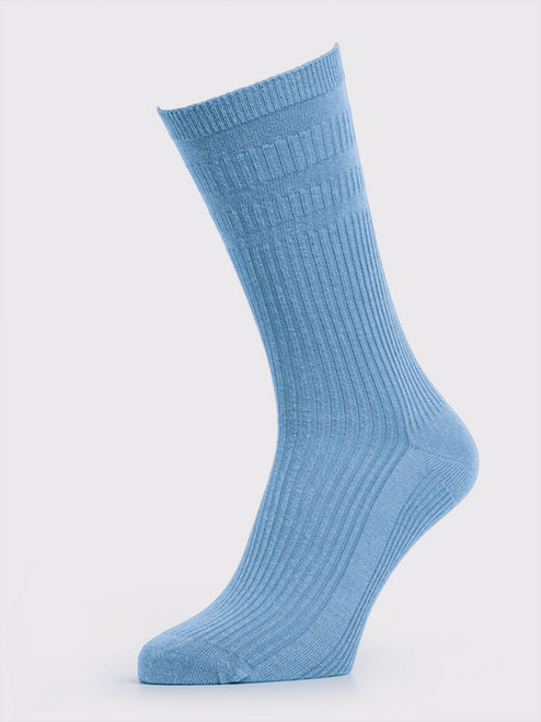 Men's Sky Blue HJ Softop® Cotton Socks