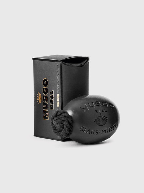 Men's Musgo Black Edition Soap On A Rope