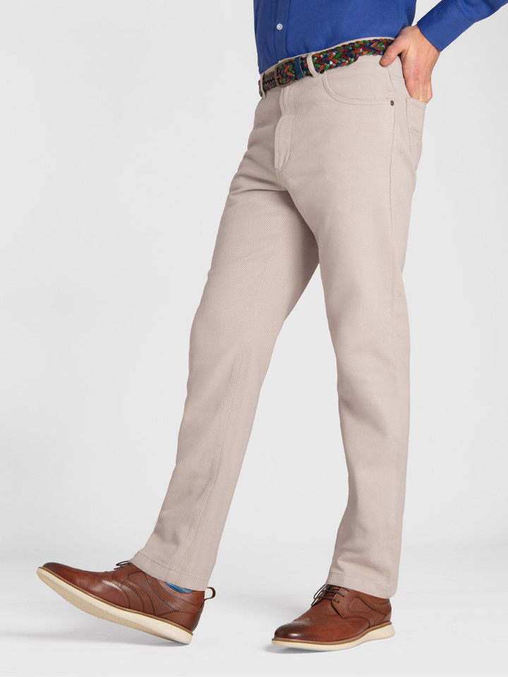 Mens Stone Drill Jeans on Model