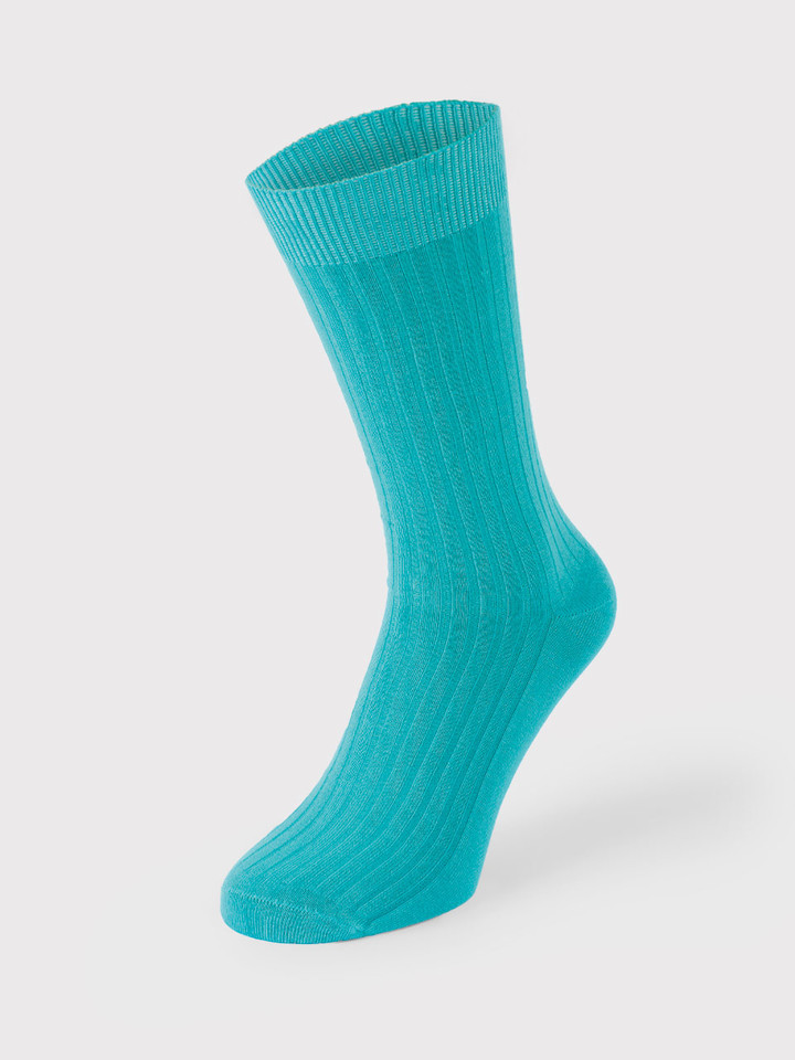 Men's Sky Blue Luxury Bamboo Socks