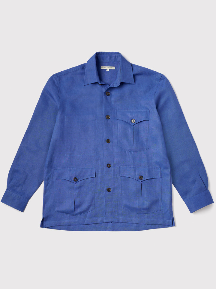 Men's Blue Overshirt