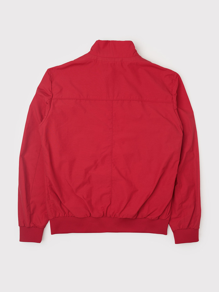 Men's Red Geox Bomber Jacket back