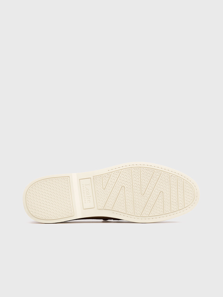 Men's Tan Tuscany Suede Loake Loafer Rubber Sole