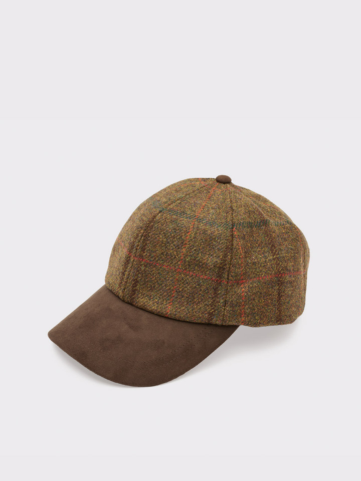 Bronze Tweed Baseball Cap