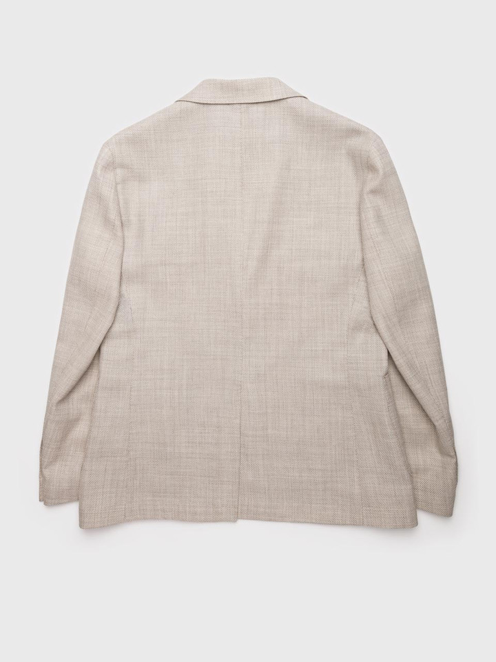 Wool & Egyptian Cotton Jacket Flat Back