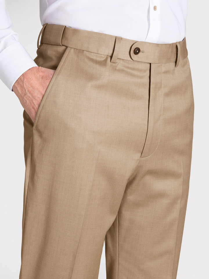Voyager Lounge Suit Trousers On Model Closeup