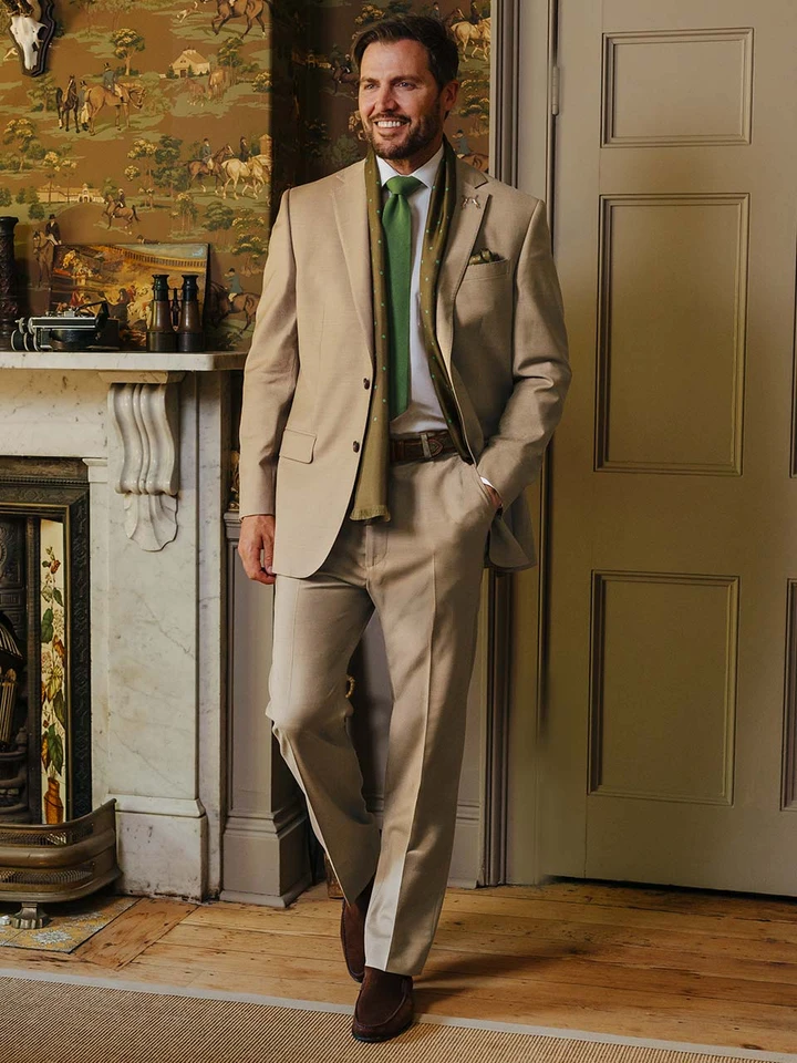 Mens Voyager Lounge Suit On Model