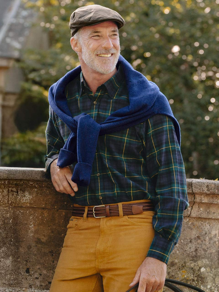 Tartan Shirt Model