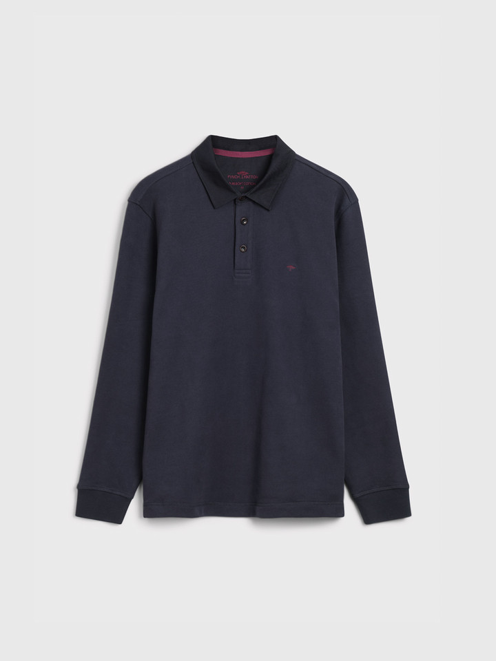 Mens Navy Rugby Sweatshirt