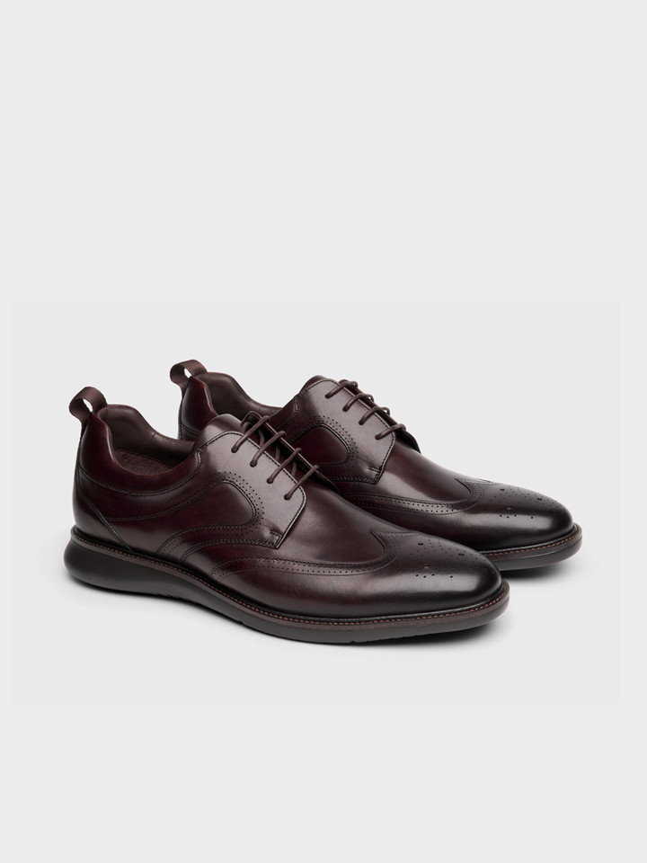 Dark Brown Casual Brogues Pair