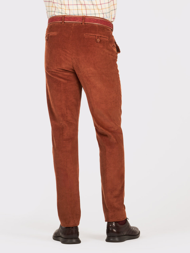 Tapered Toffee Corduroy Trousers