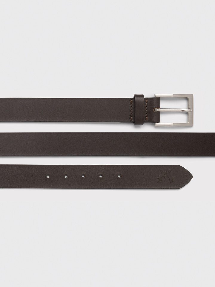 Mens Brown Essential Leather Belt