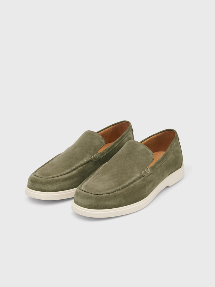 Mens Sage Tuscany Loake Shoe Front Pair