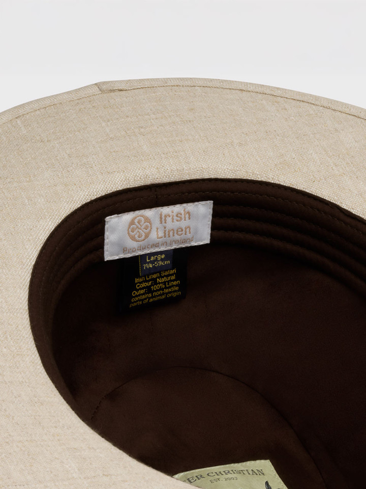 Linen Safari Hat