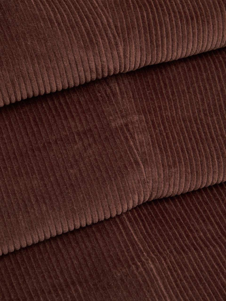 Mens Conker Flat Front Corduroy Trousers Swatch