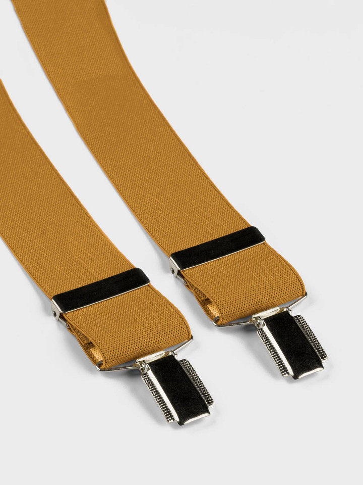 Gold Plain Braces with Nickel Clips