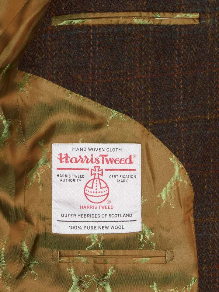 Mens Autumn Harris Tweed® Jacket Label