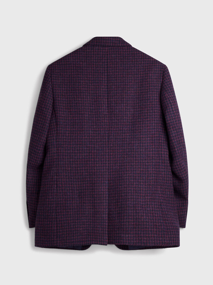 Mens Midnight Harris Tweed® Jacket Back